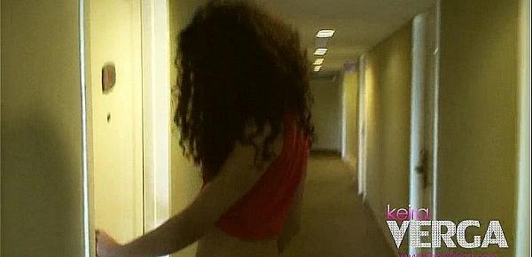  Teen Tranny Jerks Her Big Cock In Hotel Room